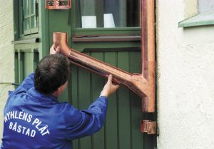 Natural Copper guttering