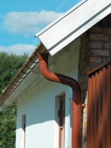 Tile Red Lindab Guttering 1