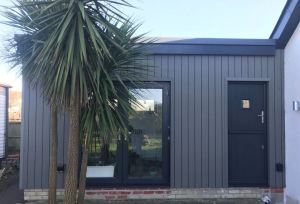 Composite Cladding on a Garden Room