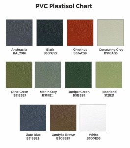 PVC Plastisol Corrugated Roofing